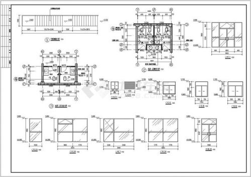 某地2层站房加油站建筑施工图